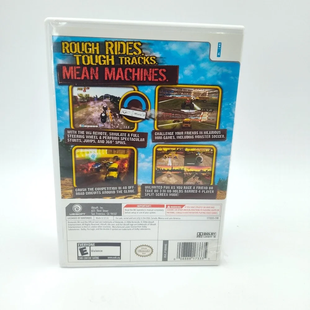 Monster 4X4‎ World Circuit Nintendo Wii 2006 SEE BB15.1GA873